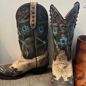 Vintage style cowboy boots